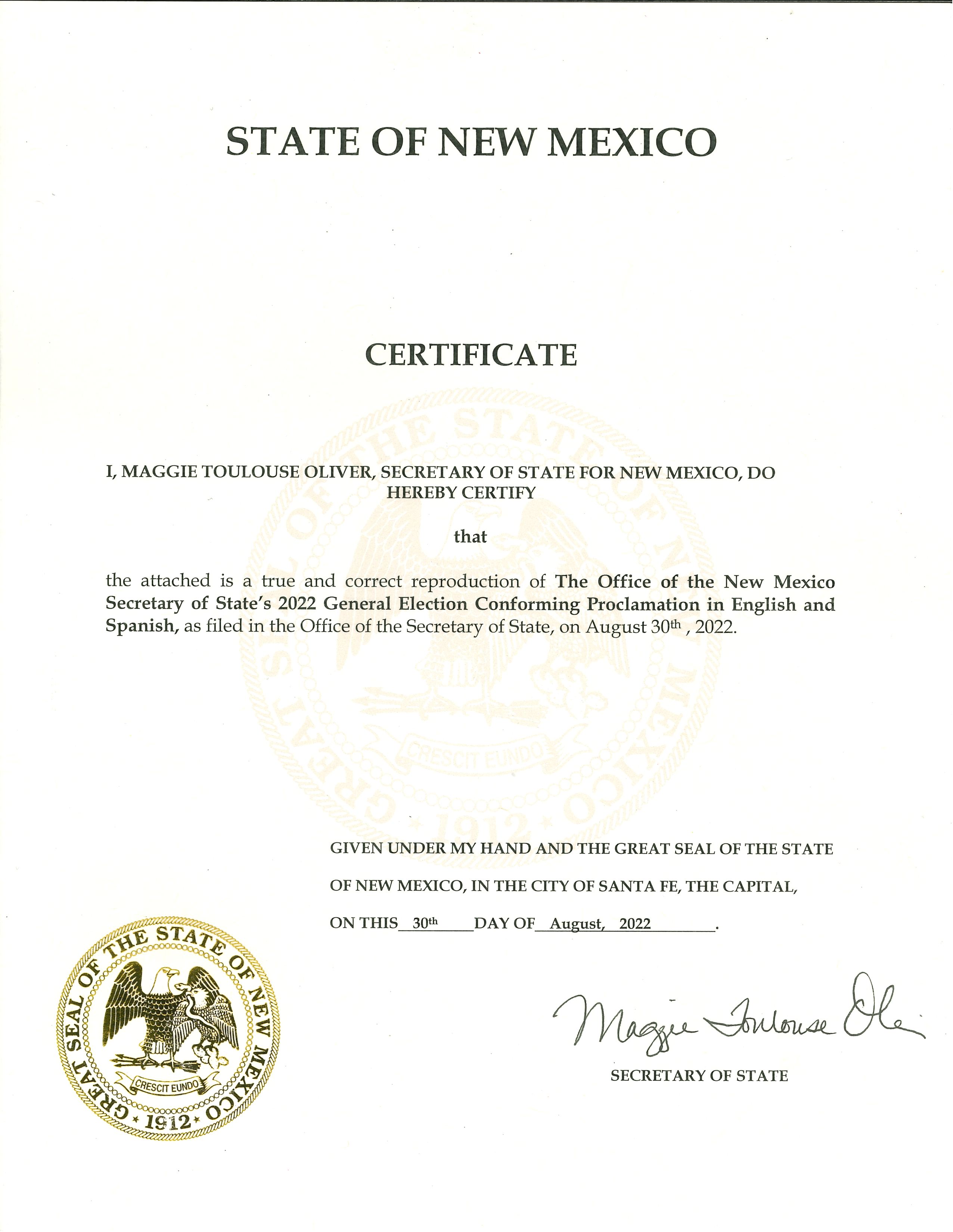 Torrance County, New Mexico County Clerk